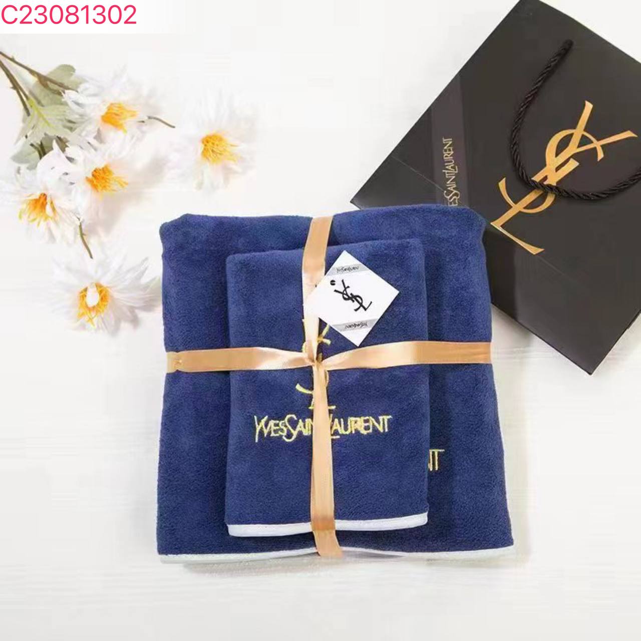 Y_SL Beach Towel Set With Box