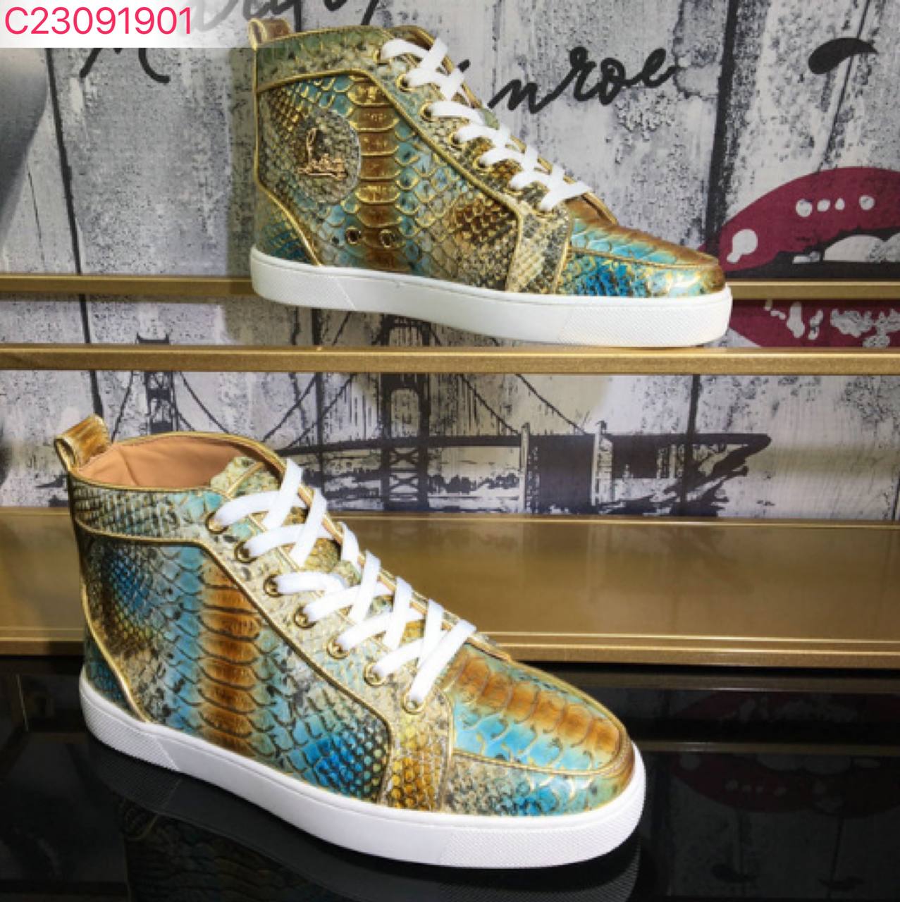 Christian_Louboutin High-Top Board Shoes