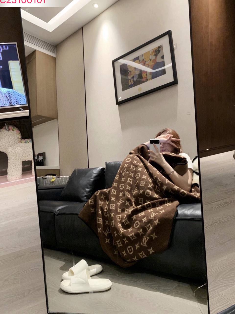 LV_Gucci Blanket