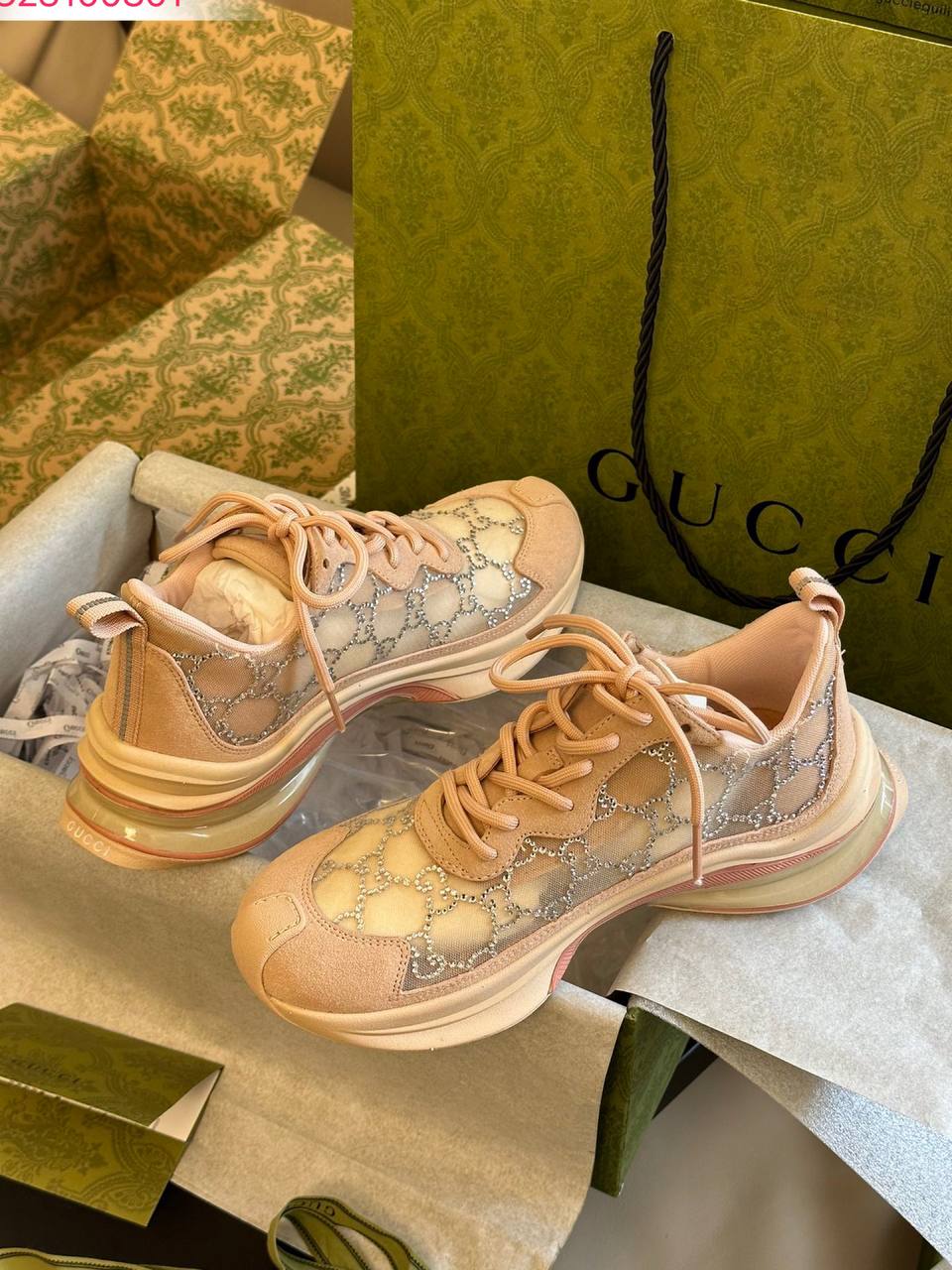 Guc_ci Run Crystal Sneaker