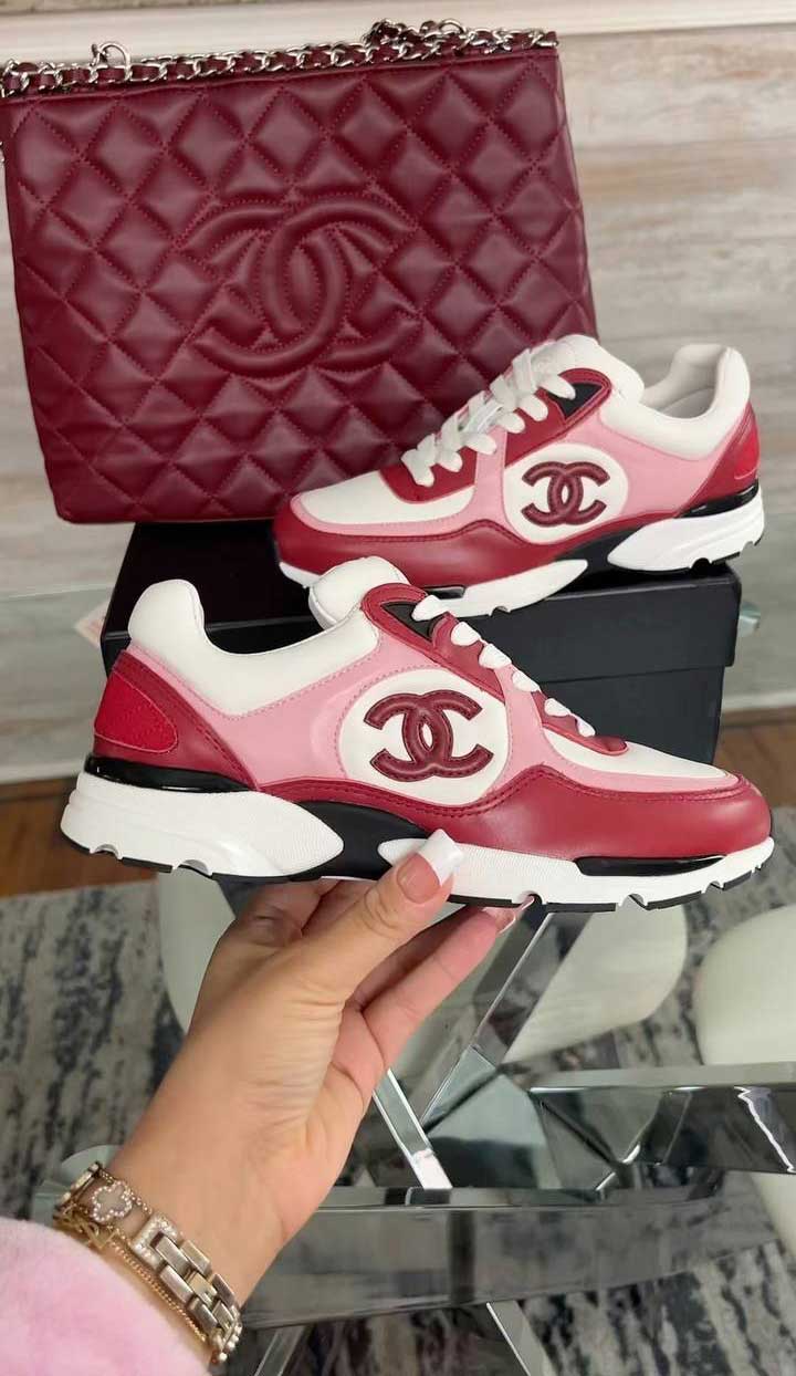 Chanel_Burgundy Matching Set