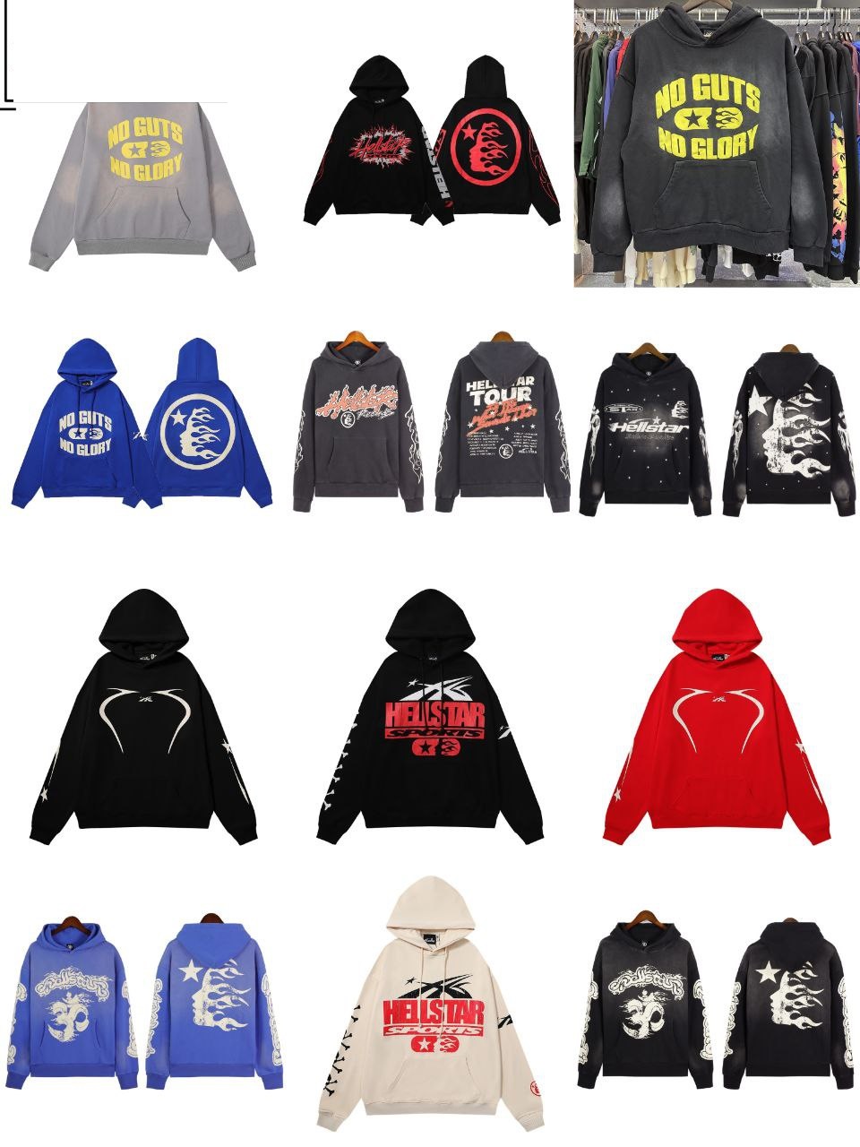 Print Hoodie ins with tag and Label Size: S-XL